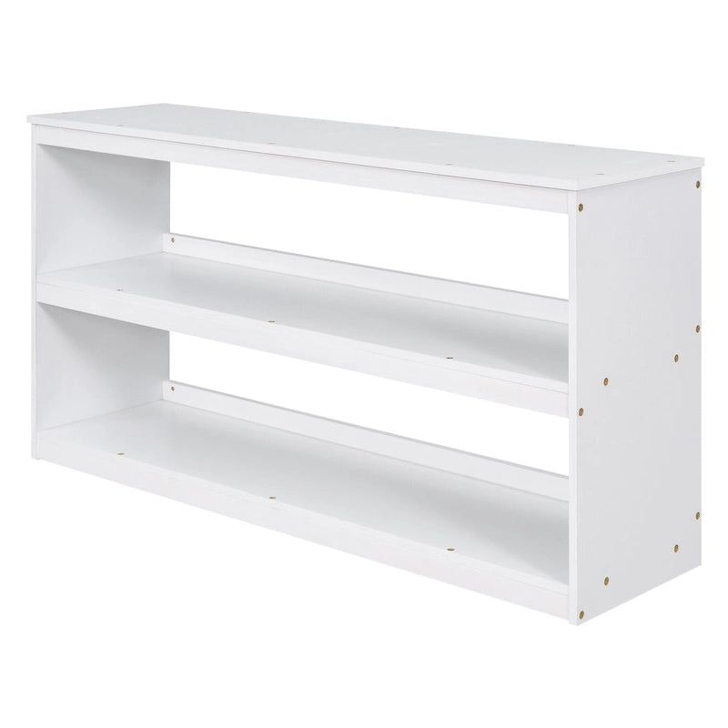 Full Pine Multifunctional Loft Bed with Movable Desk